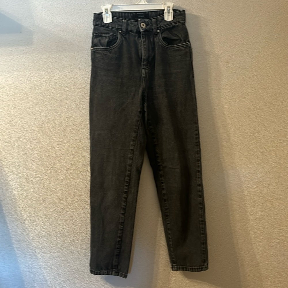 Cotton On black mom jeans size 2